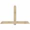 Ekena Millwork Eugene Rough Sawn Timber Gable Bracket, Douglas Fir, 72"W x 45"H x 2"D x 6"F, 15/12 Pitch GBW072X45X0206EUG00RDF - alternate 1